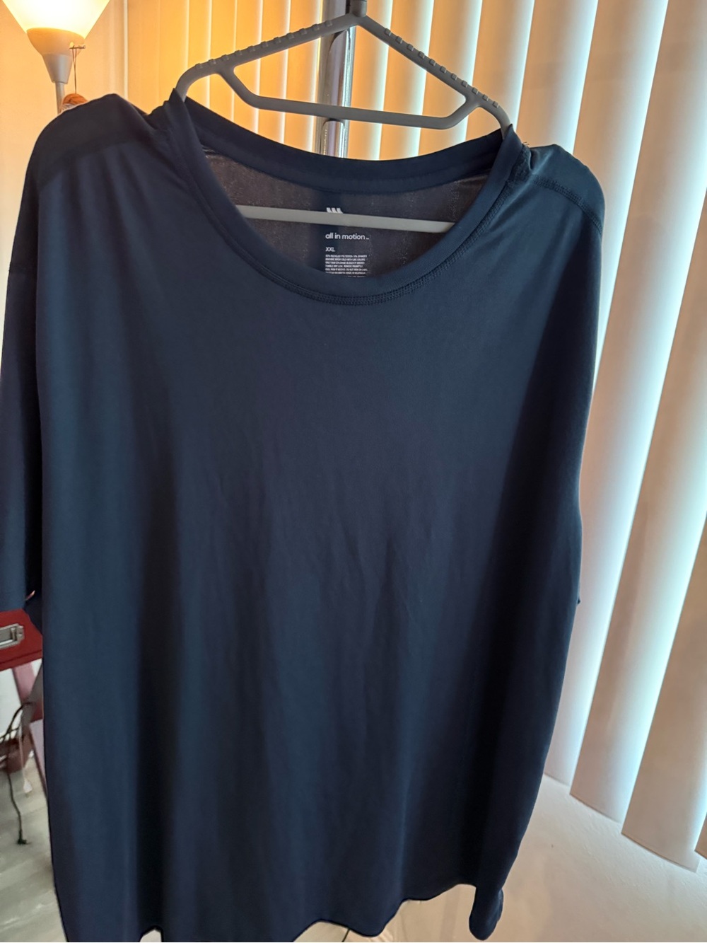 all in motion Men’s Dark Navy Long Sleeve Crew Shirt
